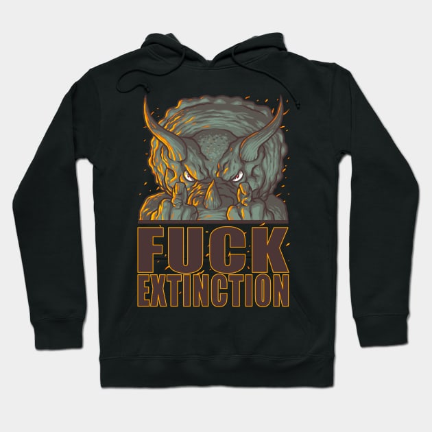 F**k Extinction! Hoodie by cs3ink